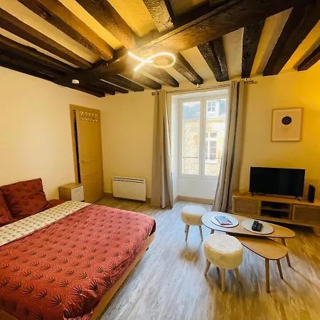 Daire Le Du Vieux-mans - 2 Guests - Wifi